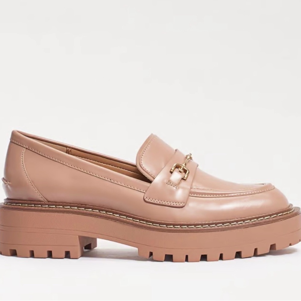 Sam Edelman women’s laurs lug sole Pink Loafers. Size 6.5